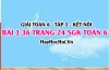 Bài 1.36 SGK Toán 6 tập 1 Kết nối tri thức